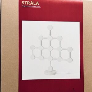 IKEA STRALA STRÅLA LED table lamp, white, 18 1/2 "
